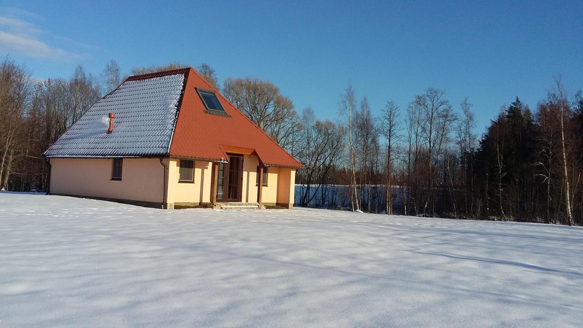 Ferienhaus Fuchsbau In Waldnaehe Villa Kuldīga Eksteriør bilde